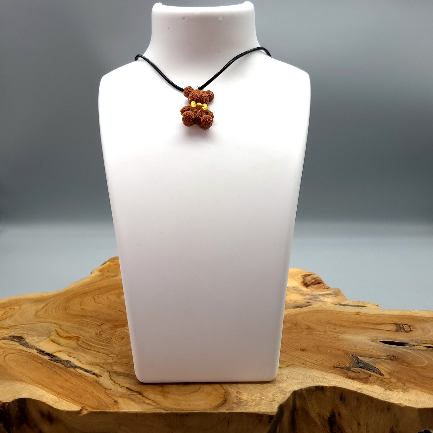 DÉCORATION " 2 EN 1 " LAPIN 3D " COUCHER DE SOLEIL " + BIJOU COLLIER FANTAISIE - UNIQUE, ORIGINAL & ARTISANAL