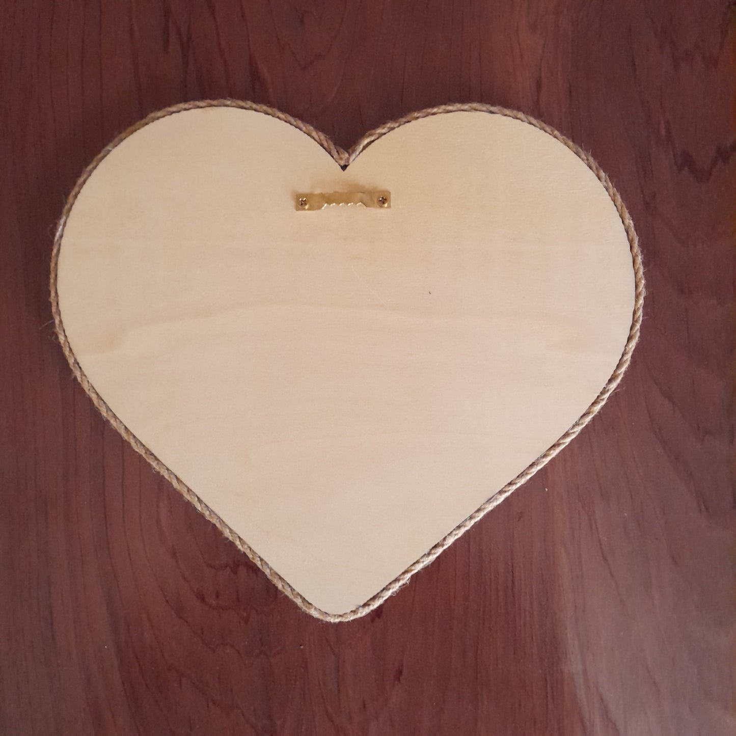 TABLEAU COEUR ET RONDINS DE CHENE EN RELIEF SUR 3 HAUTEURS - MODÈLE N°1 - DÉCORATION UNIQUE, ORIGINALE et ARTISANALE