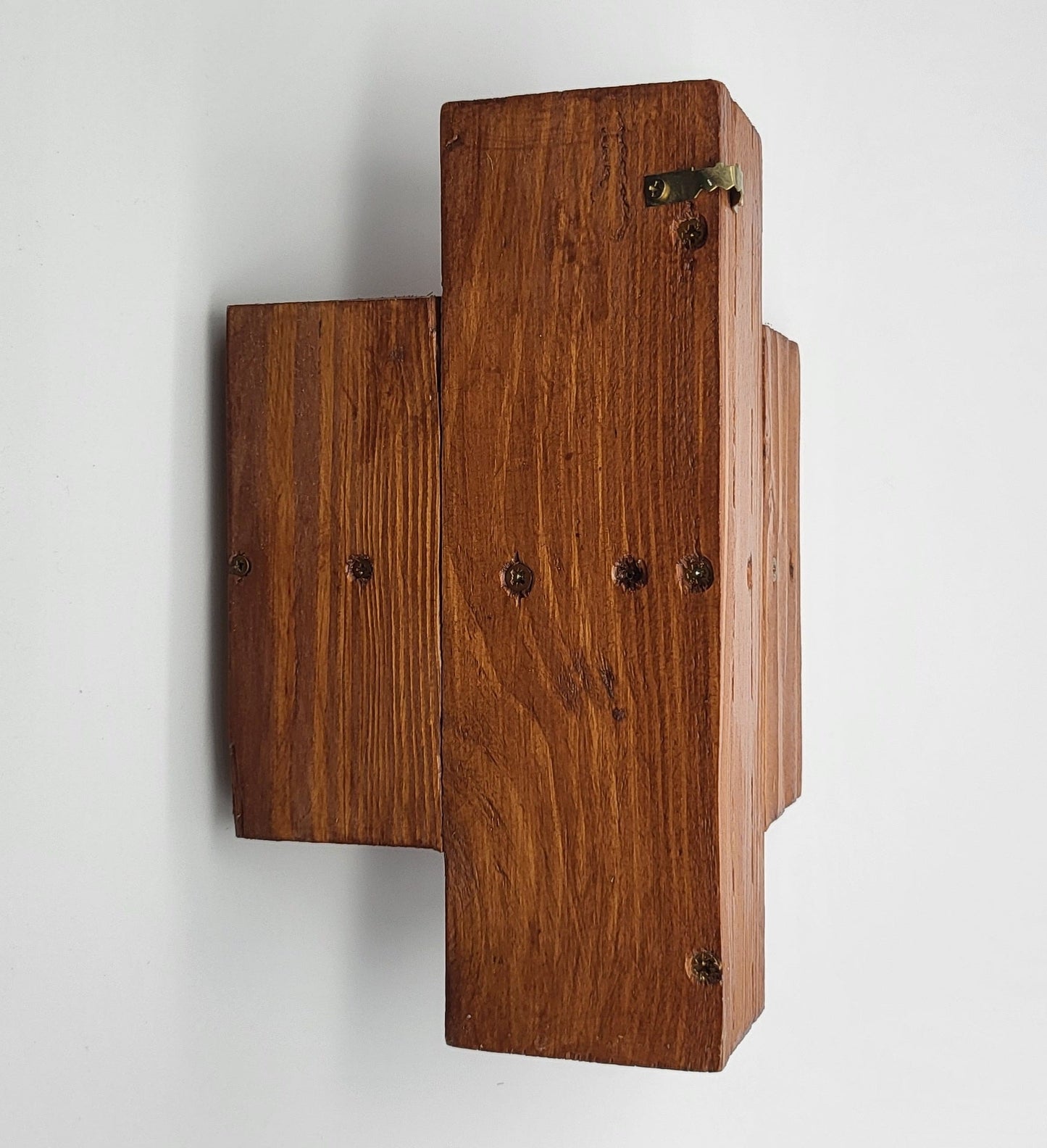 ÉTAGÈRE ANGLE INTÉRIEUR EN BOIS DE PALETTE + 1 TABLETTE - MODÈLE ÉCOLO ORIGINAL & UNIQUE