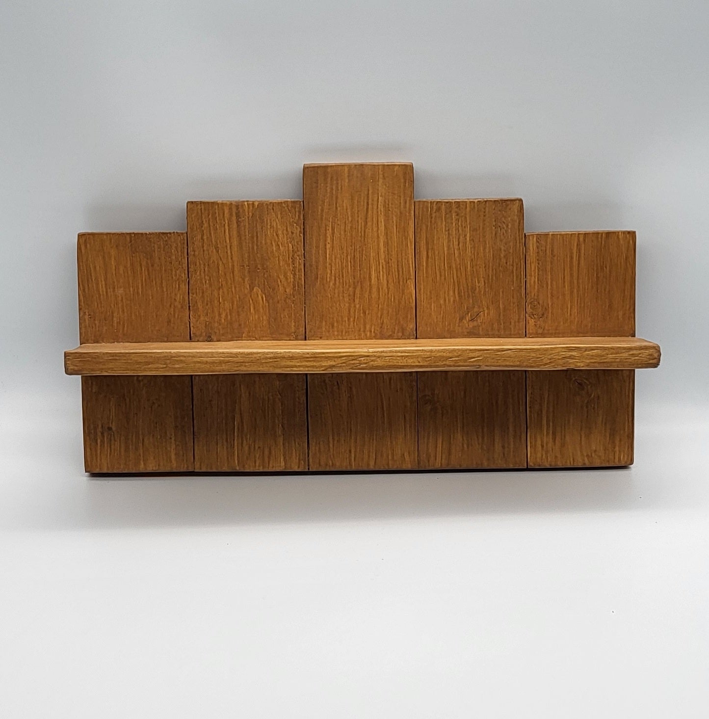 ÉTAGÈRE DÉCALÉE UNIQUE EN BOIS DE PALETTE + 1 TABLETTE - MODÈLE ÉCOLO & ORIGINAL