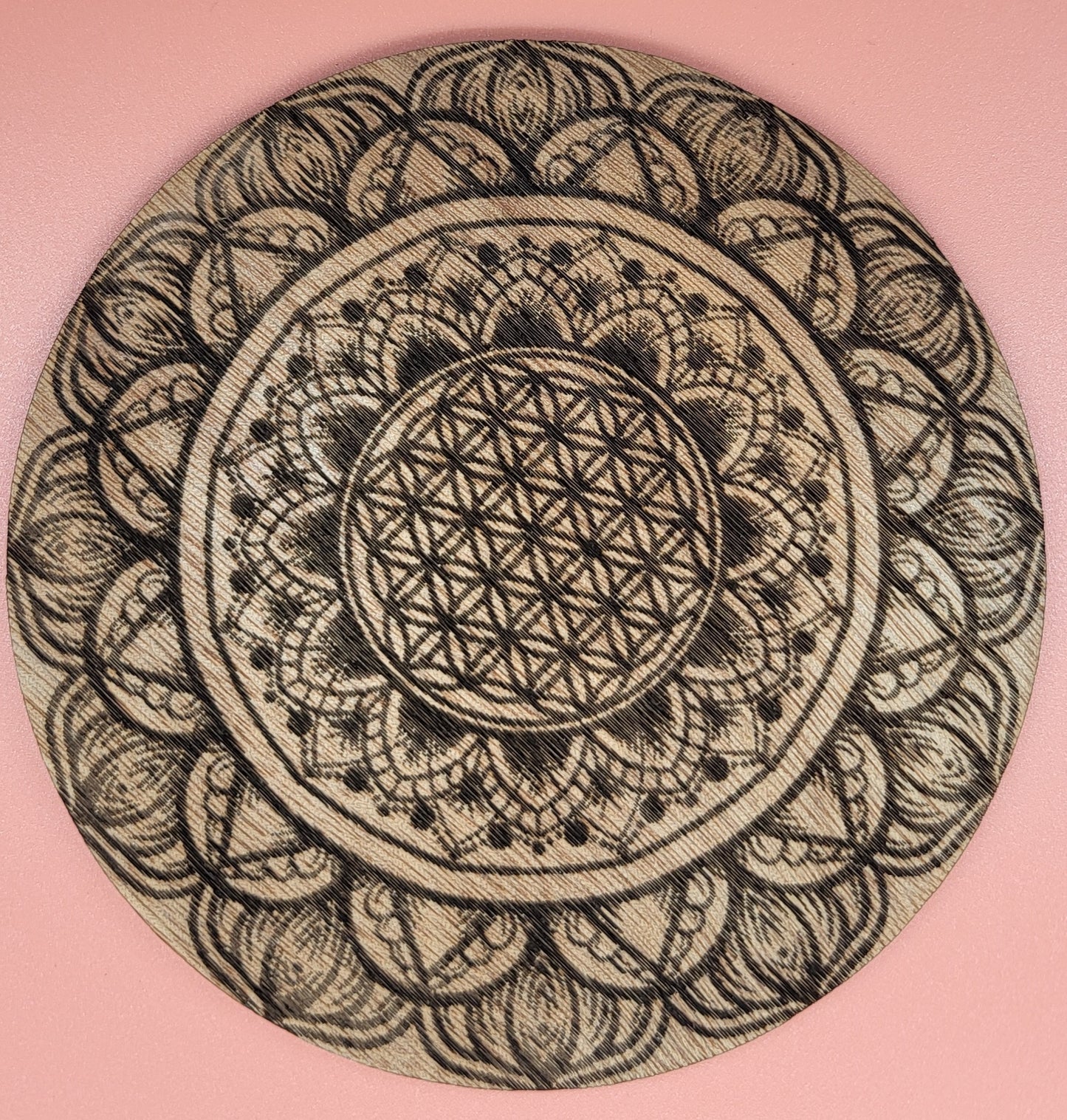 DIVERS DISQUES DE RECHARGE DE PIERRES EN PYROGRAVURE SUR BOIS - ARTISANAUX, UNIQUES & ORIGINAUX