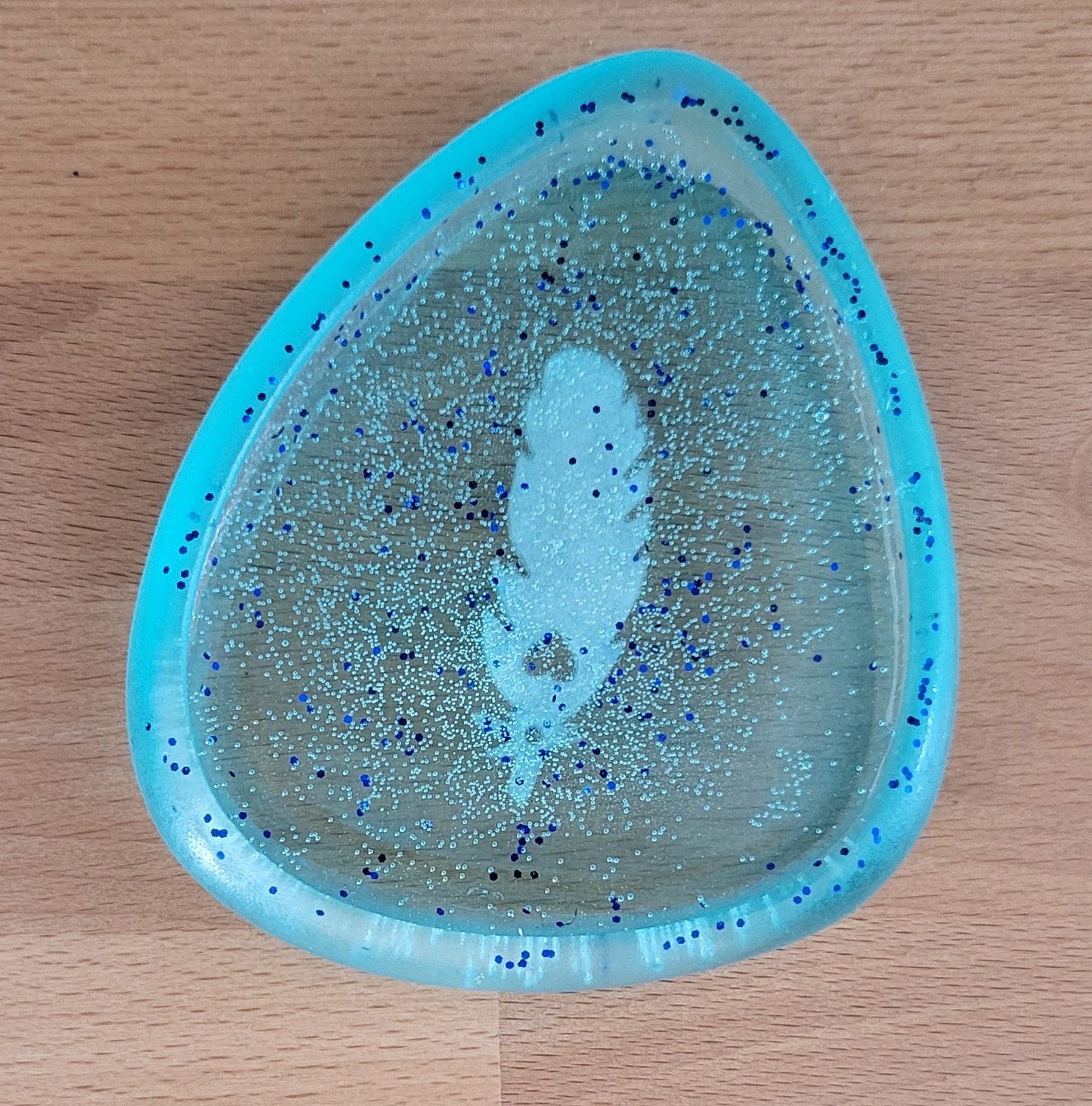 DÉCO SUPPORT SAVONS GOUTTE D'EAU 3D + INSERTIONS OBJETS - VIDE POCHES EN RÉSINE - DIVERS MODÈLES UNIQUES, ORIGINAUX & ARTISANAUX