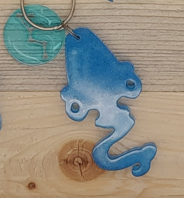 PORTES CLÉS " BLEUS " SIGNES ASTROLOGIQUES DU ZODIAQUE + CONSTELLATIONS - BIJOUX DE SAC FANTAISIES ORIGINAUX, UNIQUES & ARTISANAUX