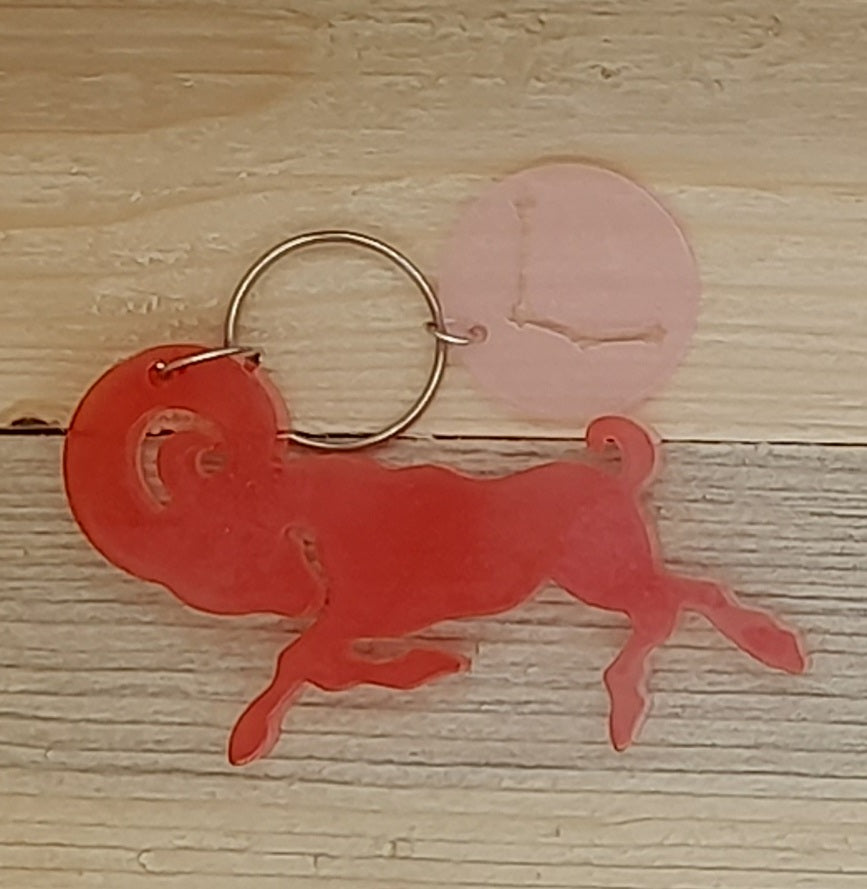 PORTES CLÉS " ROUGES " SIGNES ASTROLOGIQUES DU ZODIAQUE + CONSTELLATIONS - BIJOUX DE SACS FANTAISIES ORIGINAUX, UNIQUES & ARTISANAUX