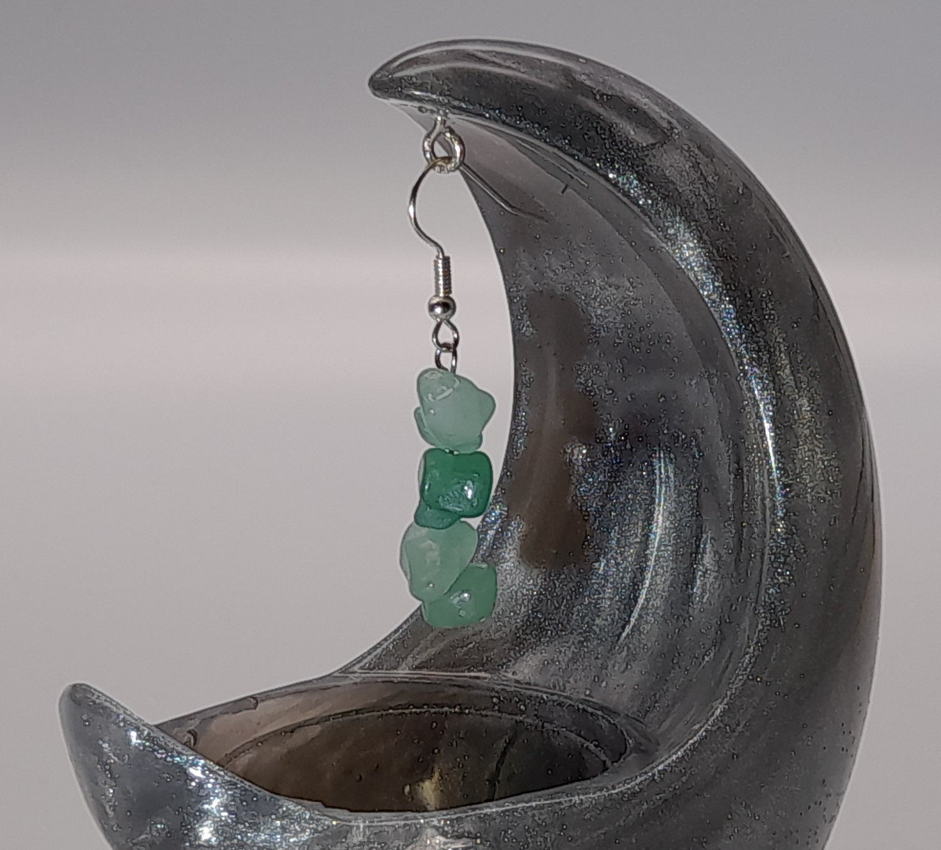 3 MODÈLES DE BOUCLES D'OREILLES PIERRE AVENTURINE VERTE - BIJOUX ARTISANAUX, UNIQUES & ORIGINAUX