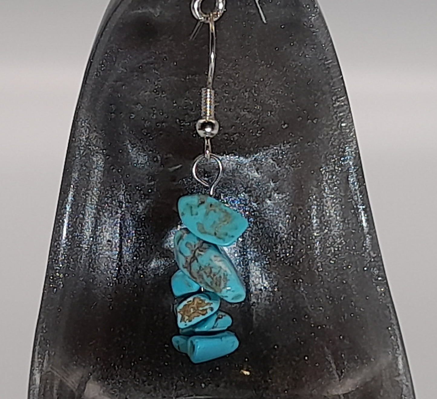 3 MODÈLES DE BOUCLES D'OREILLES EN PIERRE DE TURQUOISE - BIJOUX ARTISANAUX, UNIQUES & ORIGINAUX