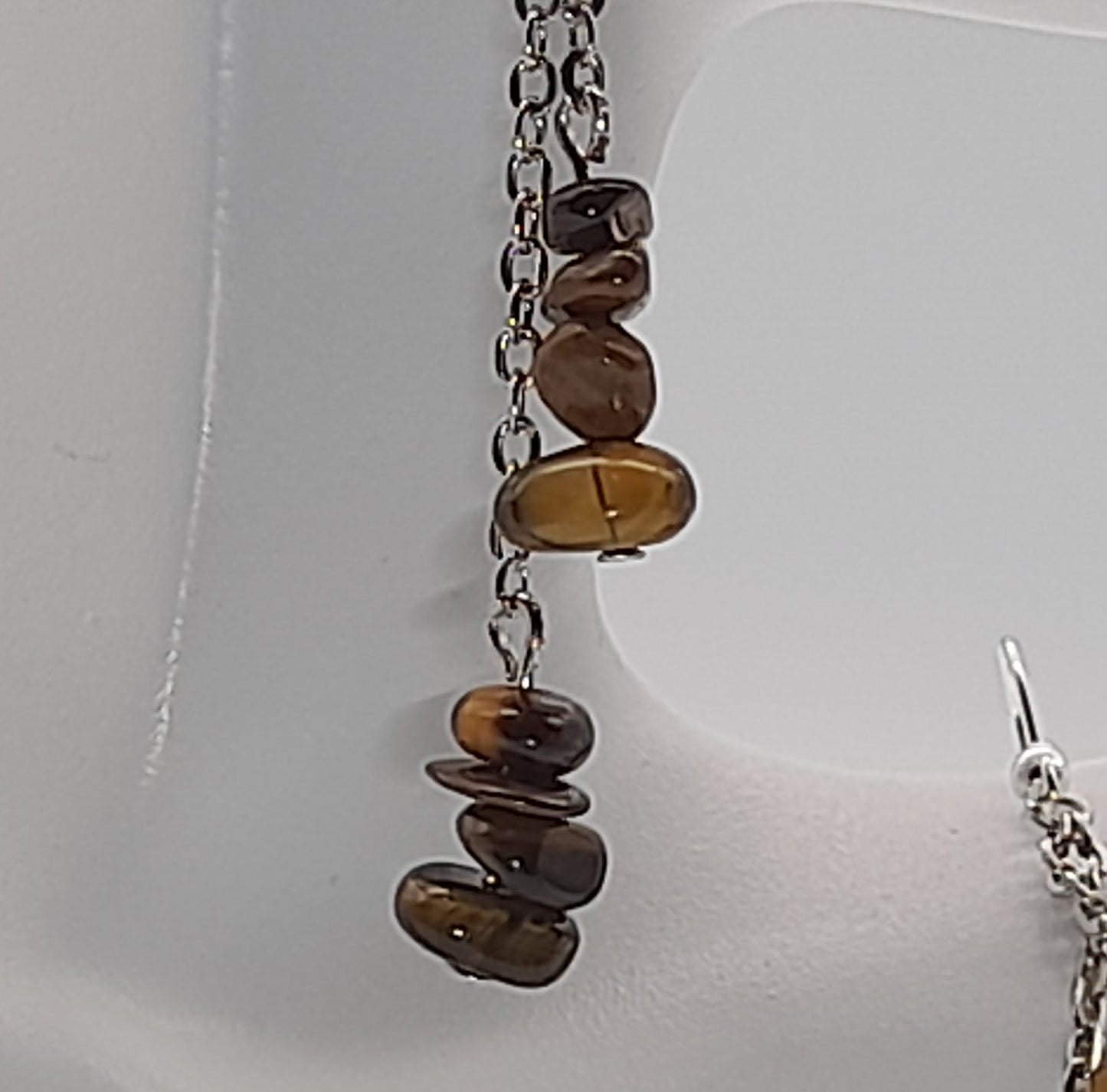 4 MODÈLES DE BOUCLES D'OREILLES EN PIERRE OEIL DU TIGRE - BIJOUX ARTISANAUX, UNIQUES & ORIGINAUX