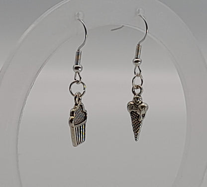 BOUCLES D'OREILLES DUO ORIGINAL " CUPCAKE + GLACE " - BIJOUX BRELOQUES FANTAISIES