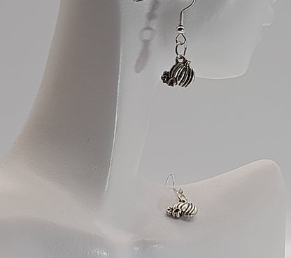 BOUCLES D'OREILLES " CITROUILLES " 2 MODÈLES - BIJOUX BRELOQUES FANTAISIES AU CHOIX