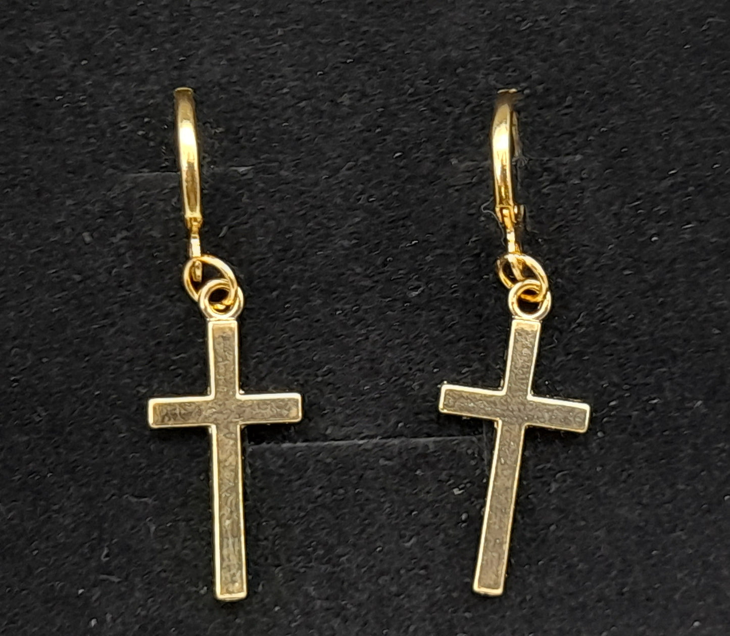 BOUCLES D'OREILLES SYMBOLES DE CROIX - BIJOUX FANTAISIES