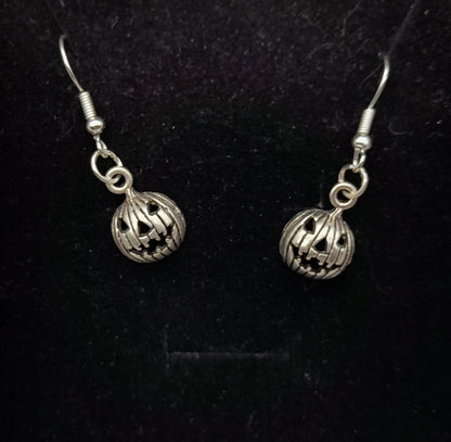 BOUCLES D'OREILLES " CITROUILLES " 2 MODÈLES - BIJOUX BRELOQUES FANTAISIES AU CHOIX