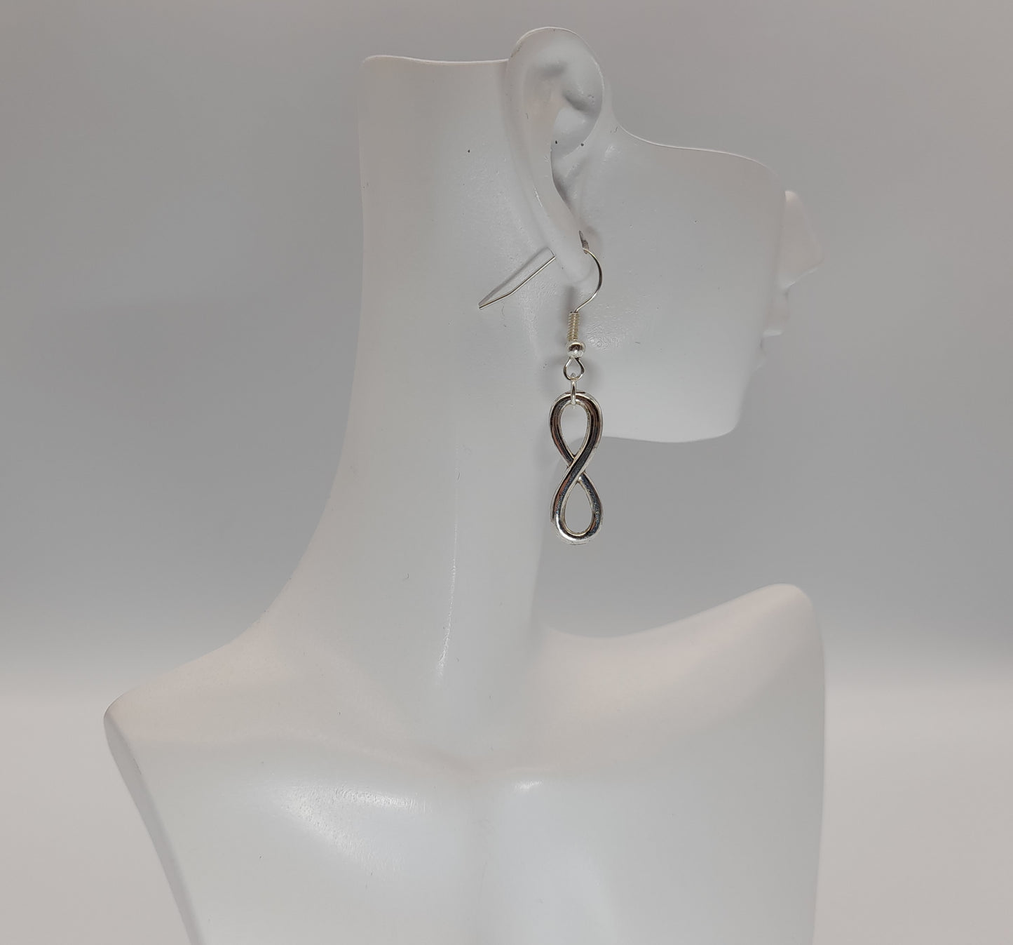BOUCLES D'OREILLES " SIGNES DE L' INFINI OU MINI PENDULES " 2 MODÈLES - BIJOUX BRELOQUES FANTAISIES au CHOIX