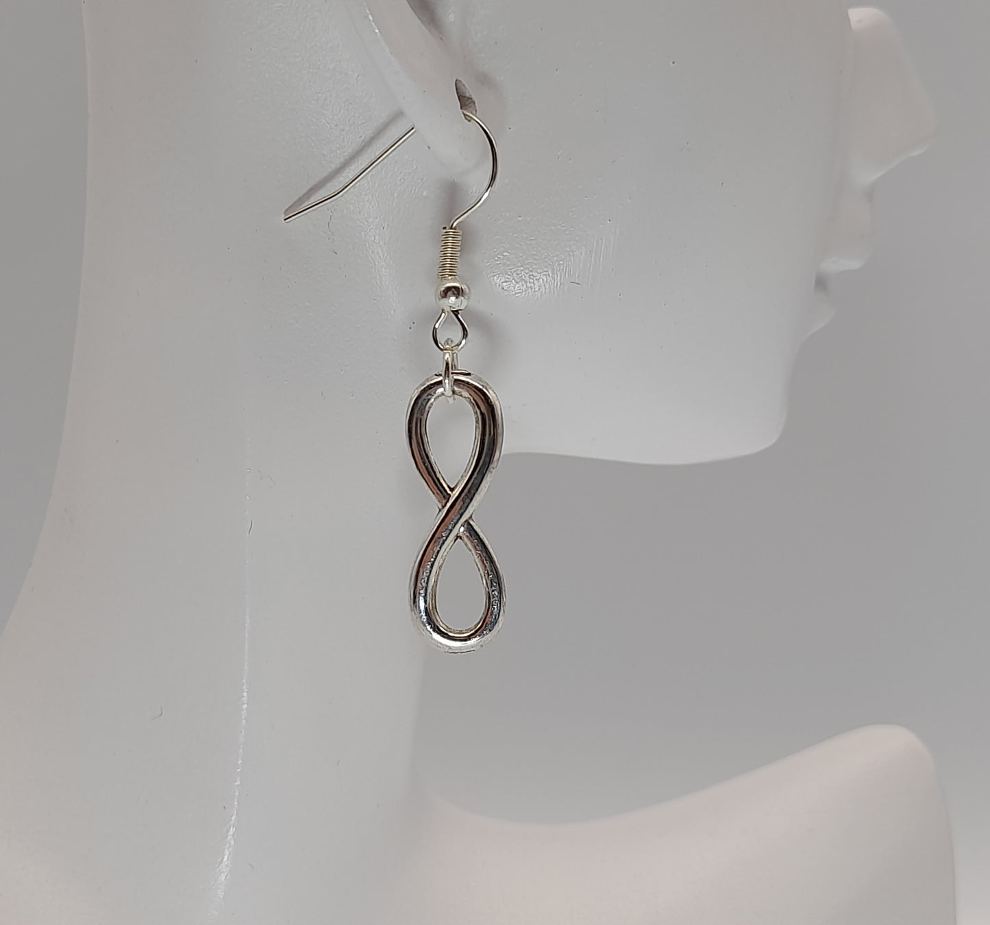 BOUCLES D'OREILLES " SIGNES DE L' INFINI OU MINI PENDULES " 2 MODÈLES - BIJOUX BRELOQUES FANTAISIES au CHOIX