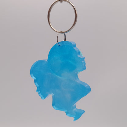 PORTES CLÉS " BLEUS " SIGNES ASTROLOGIQUES DU ZODIAQUE + CONSTELLATIONS - BIJOUX DE SAC FANTAISIES ORIGINAUX, UNIQUES & ARTISANAUX