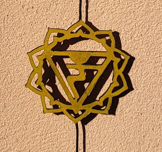 SUSPENSIONS MURALES 7 CHAKRAS + POSITIONS DE YOGA MULTICOLORES EN BOIS - DÉCORATIONS ZEN ARTISANALES, UNIQUES & ORIGINALES