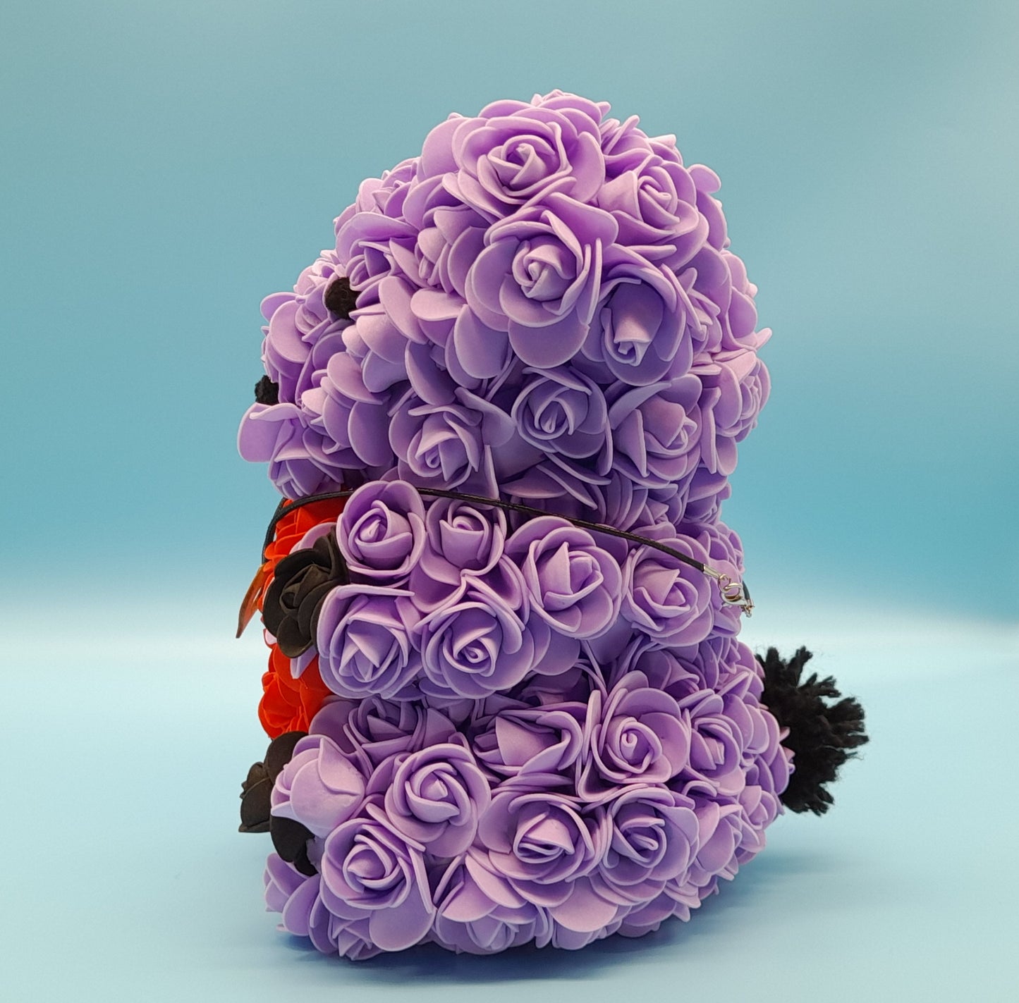 DÉCORATION " 2 EN 1 " OURSON AMOUREUX AU GRAND COEUR EN 3D + BIJOU FANTAISIE " - UNIQUE, ORIGINAL & ARTISANAL