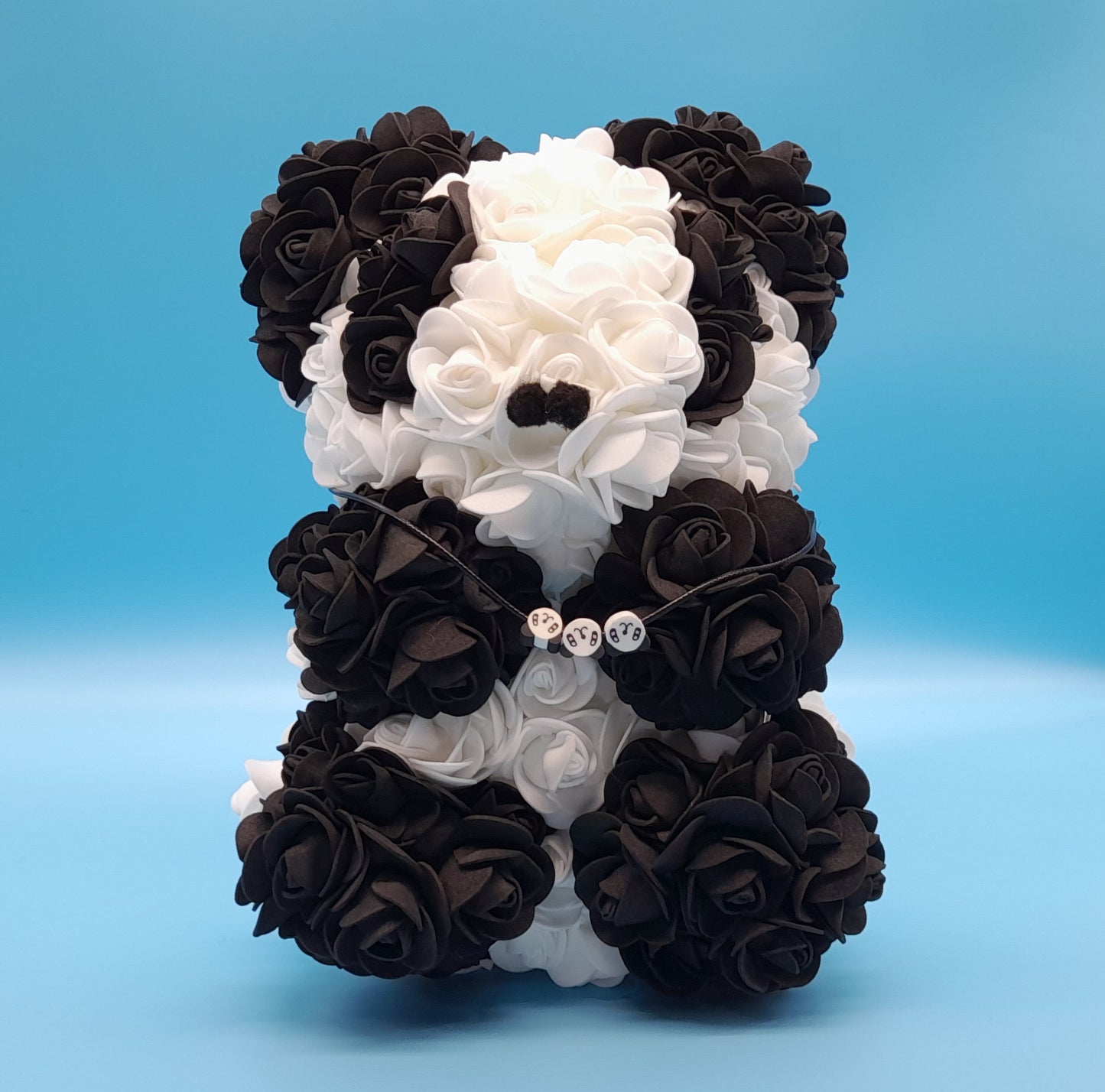 DÉCORATION "2 en 1" JOLI PANDA EN 3D + BIJOU COLLIER FANTAISIE " - UNIQUE, ORIGINAL & ARTISANAL