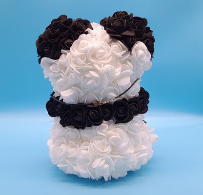 DÉCORATION "2 en 1" JOLI PANDA EN 3D + BIJOU COLLIER FANTAISIE " - UNIQUE, ORIGINAL & ARTISANAL