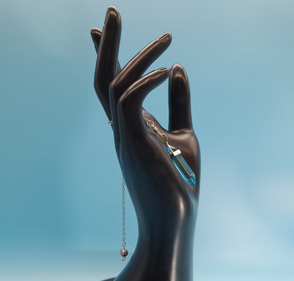 DIVERS PENDULES DE RADIESTHÉSIE EN VERRE MULTICOLORES AU CHOIX