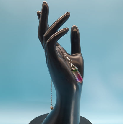 DIVERS PENDULES DE RADIESTHÉSIE EN VERRE MULTICOLORES AU CHOIX