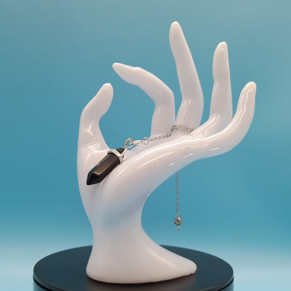 DIVERS PENDULES DE RADIESTHÉSIE EN VERRE MULTICOLORES AU CHOIX