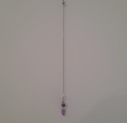 DIVERS PENDULES DE RADIESTHÉSIE EN VERRE MULTICOLORES AU CHOIX