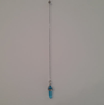 DIVERS PENDULES DE RADIESTHÉSIE EN VERRE MULTICOLORES AU CHOIX