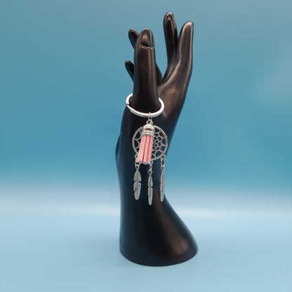 GRANDS PORTE-CLÉS + PENDENTIFS ATTRAPES RÊVES - BIJOUX DE SACS + BRELOQUES FANTAISIES 2 MODÈLES au CHOIX