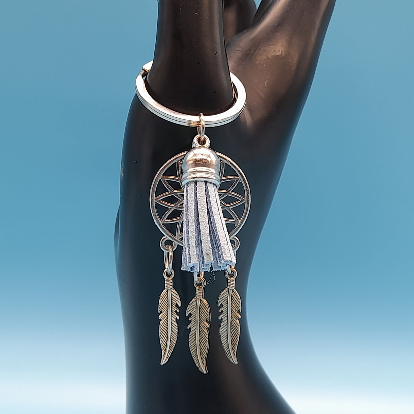 GRANDS PORTE-CLÉS + PENDENTIFS ATTRAPES RÊVES - BIJOUX DE SACS + BRELOQUES FANTAISIES 2 MODÈLES au CHOIX