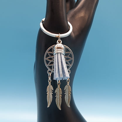 GRANDS PORTE-CLÉS + PENDENTIFS ATTRAPES RÊVES - BIJOUX DE SACS + BRELOQUES FANTAISIES 2 MODÈLES au CHOIX