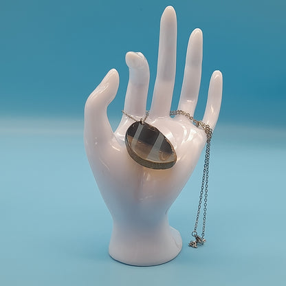 DIVERS COLLIERS EN PIERRE D' AGATE GRISE & NOIRE - BIJOUX ARTISANAUX, UNIQUES & ORIGINAUX