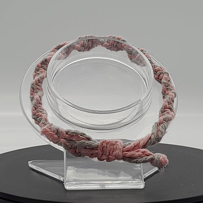 BRACELETS EN MACRAMÉ BICOLORES - 3 TYPES DE NOEUDS - AJUSTABLES & MIXTES, UNIQUES & ARTISANAUX