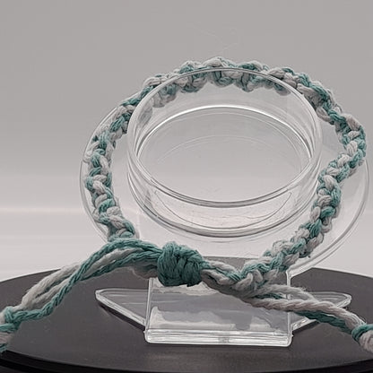 BRACELETS EN MACRAMÉ BICOLORES - 3 TYPES DE NOEUDS - AJUSTABLES & MIXTES, UNIQUES & ARTISANAUX