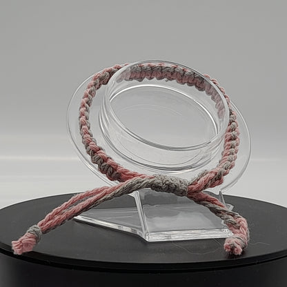 BRACELETS EN MACRAMÉ BICOLORES - 3 TYPES DE NOEUDS - AJUSTABLES & MIXTES, UNIQUES & ARTISANAUX