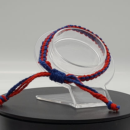 BRACELETS EN MACRAMÉ BICOLORES - 3 TYPES DE NOEUDS - AJUSTABLES & MIXTES, UNIQUES & ARTISANAUX