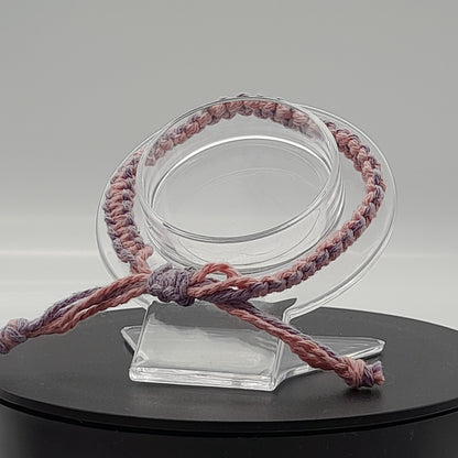 BRACELETS EN MACRAMÉ BICOLORES - 3 TYPES DE NOEUDS - AJUSTABLES & MIXTES, UNIQUES & ARTISANAUX