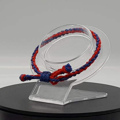 BRACELETS EN MACRAMÉ BICOLORES - 3 TYPES DE NOEUDS - AJUSTABLES & MIXTES, UNIQUES & ARTISANAUX