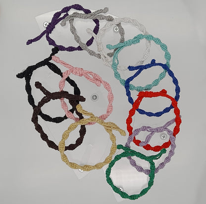 BRACELETS MACRAMÉ UNIS 3 TYPES DE NŒUDS - AJUSTABLE & MIXTE, UNIQUE & ARTISANAL