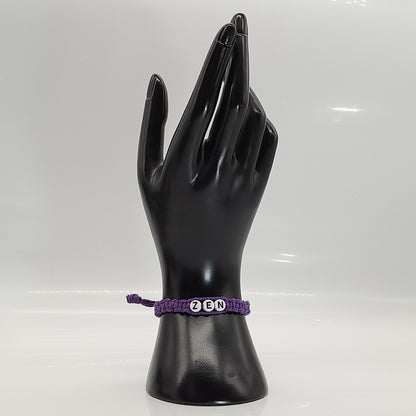 BRACELET EN MACRAMÉ MODÈLE " ZEN " - AJUSTABLE & MIXTE, UNIQUE & ARTISANAL