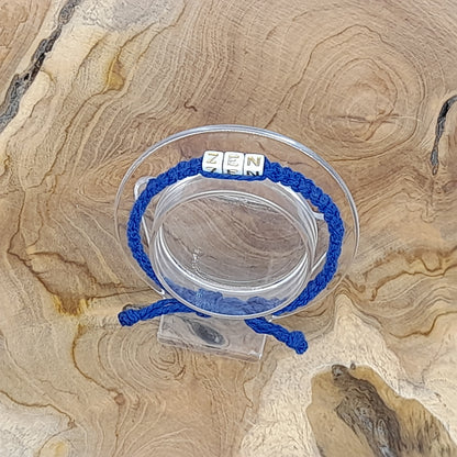 BRACELET EN MACRAMÉ MODÈLE " ZEN " - AJUSTABLE & MIXTE, UNIQUE & ARTISANAL