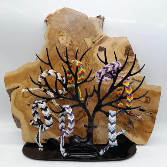 BRACELETS " BRÉSILIENS EN V " MULTICOLORES - AJUSTABLES & MIXTES, UNIQUES & ARTISANAUX