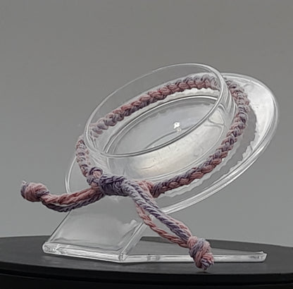 BRACELETS EN MACRAMÉ BICOLORES - 3 TYPES DE NOEUDS - AJUSTABLES & MIXTES, UNIQUES & ARTISANAUX