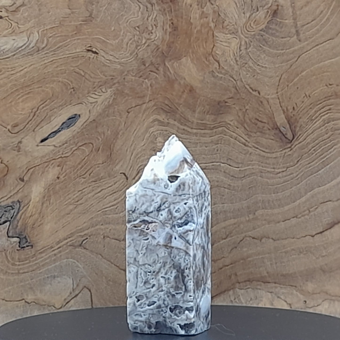 TOUR en POINTE EN PIERRE DE SPHALERITE N° - UNIQUE & ARTISANALE