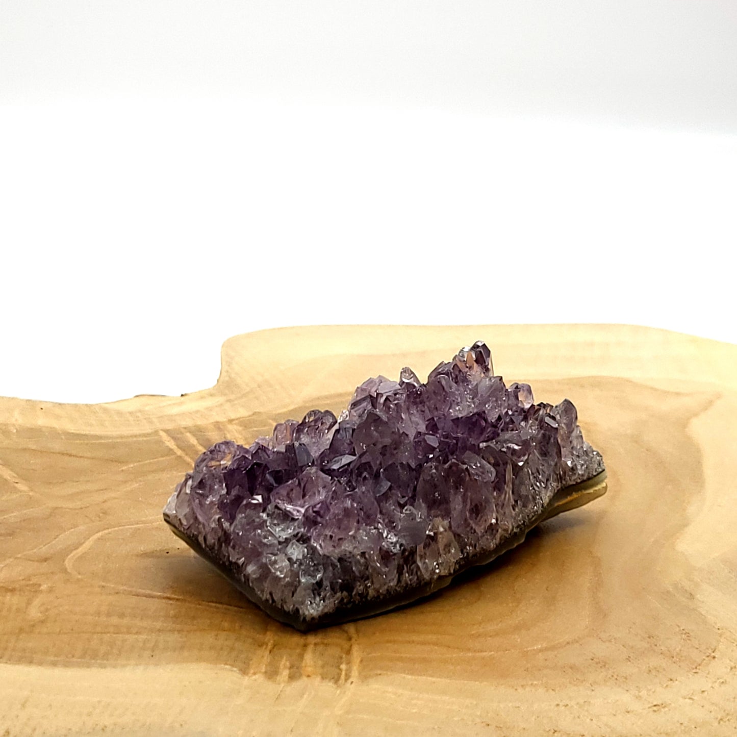 DRUSE MOYENNE N°118 EN CRISTAUX AMÉTHYSTE - PIERRE UNIQUE & ARTISANALE