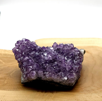 DRUSE MOYENNE N°107 EN CRISTAUX AMÉTHYSTE - PIERRE UNIQUE & ARTISANALE