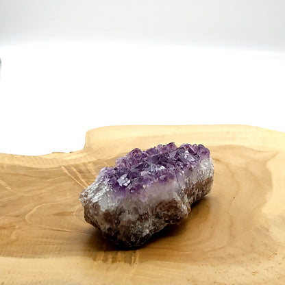 DRUSE MOYENNE N°121 EN CRISTAUX AMÉTHYSTE - PIERRE UNIQUE & ARTISANALE