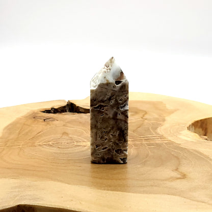 TOUR en POINTE EN PIERRE DE SPHALERITE N° - UNIQUE & ARTISANALE