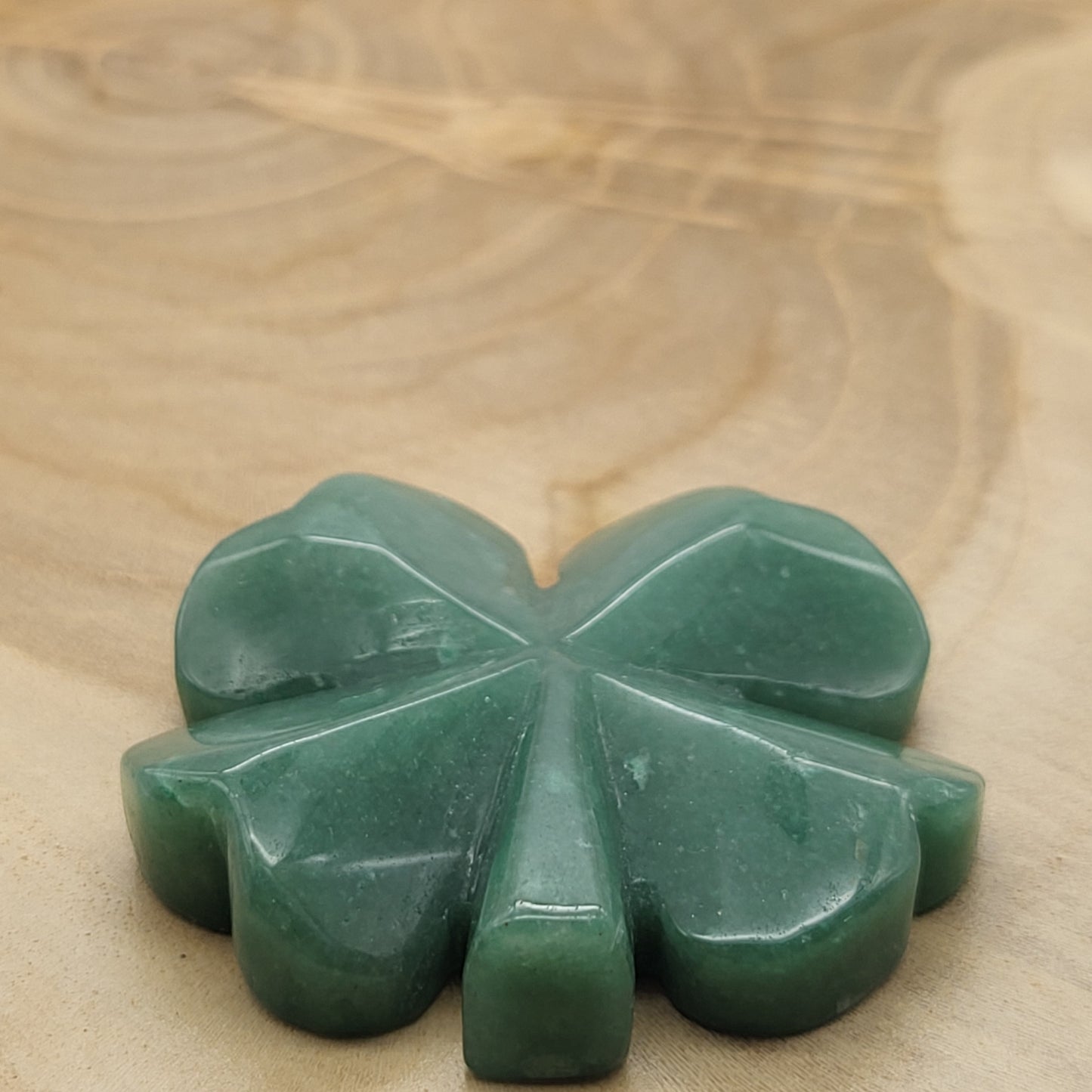 TRÈFLES PORTE-BONHEUR EN PIERRE AVENTURINE VERTE AU CHOIX - UNIQUES & ORIGINAUX & ARTISANAUX
