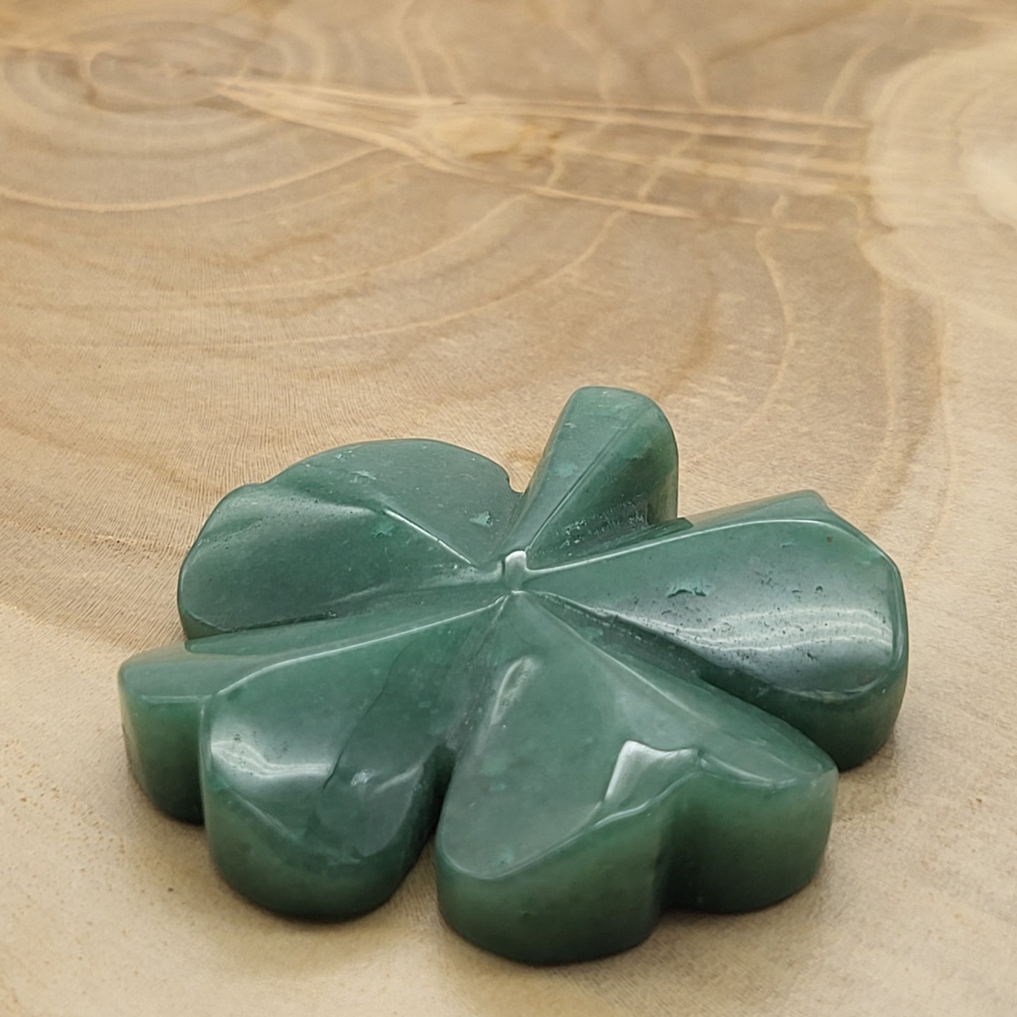TRÈFLES PORTE-BONHEUR EN PIERRE AVENTURINE VERTE AU CHOIX - UNIQUES & ORIGINAUX & ARTISANAUX