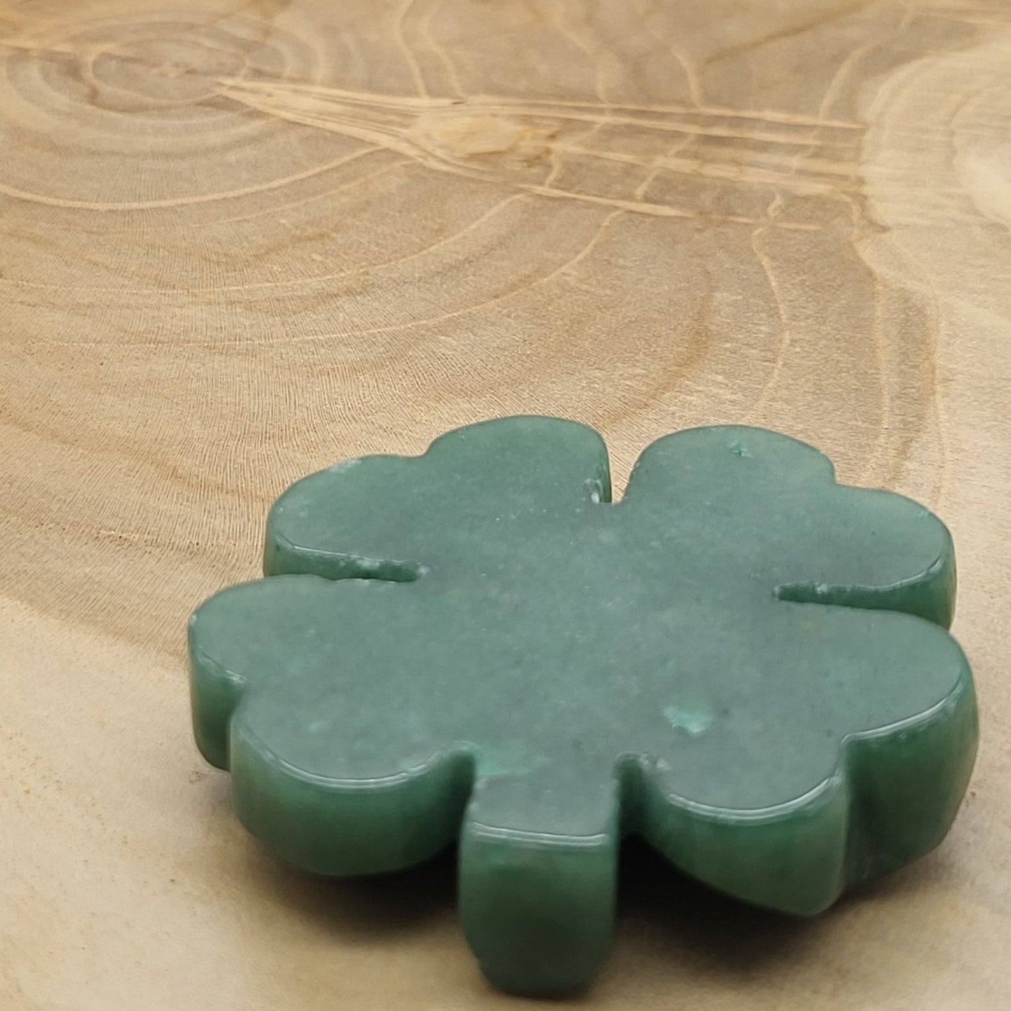 TRÈFLES PORTE-BONHEUR EN PIERRE AVENTURINE VERTE AU CHOIX - UNIQUES & ORIGINAUX & ARTISANAUX